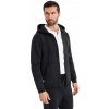 Rozopínacia tepláková mikina s kapucňou streetwear čierna Ombre OM-SSZP-0213 V3 XXL Rozopínacia tepláková mikina s kapucňou streetwear čierna Ombre OM-SSZP-0213 V3 XXL