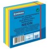 DONAU Bloček Donau 76x76mm 400l neónová modrá