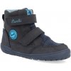 Lurchi detské BAREFOOT ZIMNÉ TOPÁNKY JIMMY TEX NAVY-TURKIS