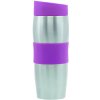 Cenocco Fialový cestovný hrnček z nerezovej ocele s vákuovým uzáverom Cenocco Fialový cestovný hrnček z nerezovej ocele s vákuovým uzáverom