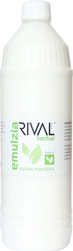 Rival Herbal masážna emulzia bylinná 1000 ml