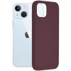 Techsuit Mäkký silikónový obal na - iPhone 13 - Plum Violet