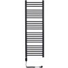 Elektrický kúpeľňový radiátor VINOLLI 1200 W 450 x 1350 mm čierny Elektrický kúpeľňový radiátor VINOLLI 1200 W 450 x 1350 mm čierny