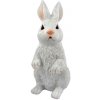 Soška zajac sediaci biely 20,5cm Soška zajac sediaci biely 20,5cm
