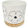 OBAL OSLO FLOWERS/WOOD 13CM OBAL OSLO FLOWERS/WOOD 13CM