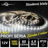 LEDprodukt 5m PROFI LED pásik 60LED/m SMD1808 4,8W/m studená biela CRI97 IP20 12V LEDprodukt 5m PROFI LED pásik 60LED/m SMD1808 4,8W/m studená biela CRI97 IP20 12V