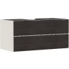 Hansgrohe Xevolos E - Umývadlová skrinka 118x56x55 cm, 2 zásuvky, matná béžová/tmavý dub 54194730 Hansgrohe Xevolos E - Umývadlová skrinka 118x56x55 cm, 2 zásuvky, matná béžová/tmavý dub 54194730