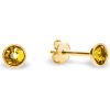 Náušnice žlté sa Swarovski Elements Pinpoint Studs KG2038SS10SF Sunflower Náušnice žlté sa Swarovski Elements Pinpoint Studs KG2038SS10SF Sunflower