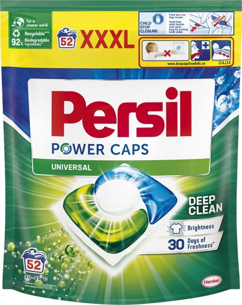 Persil Power Caps Deep Clean Universal pracie kapsuly 52 ks