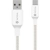 Tactical Stitch Thread Kábel USB-A/USB-C 0,3m Biely Tactical Stitch Thread Kábel USB-A/USB-C 0,3m Biely