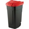 Keter REFUSE BIN O/W plastová nádoba na odpad 110 l čierna/červená 214126 Keter REFUSE BIN O/W plastová nádoba na odpad 110 l čierna/červená 214126