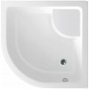 Aqualine Aqualine, Sprchová vanička akrylátová,štvrťkruh 80x80x28cm vrátane nožičiek, R550, C83 Aqualine Aqualine, Sprchová vanička akrylátová,štvrťkruh 80x80x28cm vrátane nožičiek, R550, C83