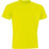 Spiro Tričko Aircool S287X sportovní krátký rukáv pánské COT-29287Xu6900 Žlutá flo