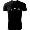 Karate EKG - Pánske tričko Fantasy športové - L ( Čierna ) Karate EKG - Pánske tričko Fantasy športové - L ( Čierna )