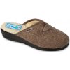 BEFADO 937D635 Dr ORTO dámske papuče z hnedej ovčej vlny 42 937D635_42 BEFADO 937D635 Dr ORTO dámske papuče z hnedej ovčej vlny 42 937D635_42