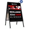 JRshop Čierny Reklamný stojan - áčko A2 JRshop Čierny Reklamný stojan - áčko A2