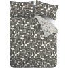 Čierne/sivé obliečky na dvojlôžko 200x200 cm Blocks – Catherine Lansfield Čierne/sivé obliečky na dvojlôžko 200x200 cm Blocks – Catherine Lansfield