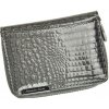 Jennifer Jones Mini dámska kožená peňaženka sivá 5262