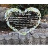 Transparentné poďakovanie pre rodičov od dcéry - Zlatá zeleň 33 - 35cm text na mieru 17814 Transparentné poďakovanie pre rodičov od dcéry - Zlatá zeleň 33 - 35cm text na mieru 17814