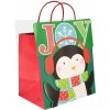 Party Darčeková taška na vianočné darčeky Tučniak 23,5 cm Party Darčeková taška na vianočné darčeky Tučniak 23,5 cm