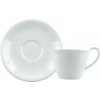Šálky na kávu The White Snow s tanierikmi biele 2 ks Šálky na kávu The White Snow s tanierikmi biele 2 ks
