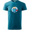 Ocko superman - dievča a dievča - Klasické pánske tričko vyššej gramáže - 2XL ( Tmavý tyrkys ) Ocko superman - dievča a dievča - Klasické pánske tričko vyššej gramáže - 2XL ( Tmavý tyrkys )