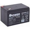 BPOWER Olovený akumulátor 12V 12Ah AGM faston 6,3 mm BPE 12-12 BPOWER Olovený akumulátor 12V 12Ah AGM faston 6,3 mm BPE 12-12