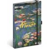 NOTIQUE Notes Claude Monet linajkový 13 x 21 cm