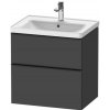 Duravit D-Neo Skrinka pod umývadlo 63,4 cm, matný grafit DE435404949 Duravit D-Neo Skrinka pod umývadlo 63,4 cm, matný grafit DE435404949