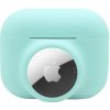 AppleKing 2v1 silikónový ochranný obal pre AirPods Pro / AirTag 1 / 2 - tyrkysový - možnosť vrátiť tovar ZADARMO do 30tich dní AppleKing 2v1 silikónový ochranný obal pre AirPods Pro / AirTag 1 / 2 - tyrkysový - možnosť vrátiť tovar ZADARMO do 30tich dní