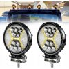 SADA 2x PRACOVNÁ LAMPA 36W montáž do nárazníka HALOGÉN LED 12V 24V OFFROAD SADA 2x PRACOVNÁ LAMPA 36W montáž do nárazníka HALOGÉN LED 12V 24V OFFROAD