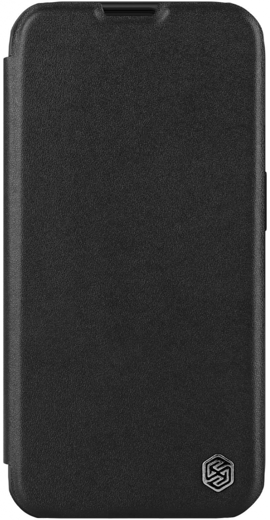 Nillkin Qin Book PRO Plain Leather Apple iPhone 15 Pro Classic čierne
