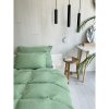 Zelené mušelínové obliečky na dvojlôžko 200x200 cm Plain Muslin – Butter Kings Zelené mušelínové obliečky na dvojlôžko 200x200 cm Plain Muslin – Butter Kings