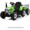 Beneo Elektrický Traktor WORKERS s vlečkou, zelený Beneo Elektrický Traktor WORKERS s vlečkou, zelený