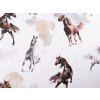 METRÁŽ Bavlněná látka / plátno koně - (762) bílá METRÁŽ Bavlněná látka / plátno koně - (762) bílá