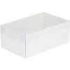 Darčeková krabička s priehľadným vekom 250x150x100/35 mm, biela Darčeková krabička s priehľadným vekom 250x150x100/35 mm, biela