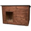 Premium drevena zateplena buda pre psa 2xl 96x65 Palisander Premium drevena zateplena buda pre psa 2xl 96x65 Palisander