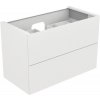Kúpeľňová skrinka pod umývadlo KEUCO Edition 11 lesklá biela 105 x 70 x 53,5 cm 31352300100