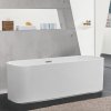 VILLEROY & BOCH Finion voľne stojaca vaňa z materiálu Quaryl (bez spoja medzi panelom a vaňou), odtok v strede, 1700 x 700 x 633 mm, s prítokom, lišta Design, Chrome, biela alpská, UBQ177FIN7N100V201 VILLEROY & BOCH Finion voľne stojaca vaňa z materiálu Quaryl (bez spoja medzi panelom a vaňou), odtok v strede, 1700 x 700 x 633 mm, s prítokom, lišta Design, Chrome, biela alpská, UBQ177FIN7N100V201