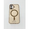 Púzdro TPU YOTOO Crystal Clear-Magsafe pre Apple iPhone 16 Gold Púzdro TPU YOTOO Crystal Clear-Magsafe pre Apple iPhone 16 Gold