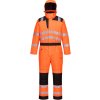 Portwest PW352 zimná reflexná kombinéza oranžová-čierna L