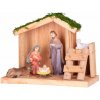 Dekorácia MagicHome Vianoce, Betlehem, drevo, polyresin, 15 cm Dekorácia MagicHome Vianoce, Betlehem, drevo, polyresin, 15 cm