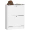 Ak furniture Skriňa na topánky Marienne 60 cm biely Ak furniture Skriňa na topánky Marienne 60 cm biely