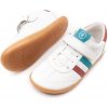 Chetto detské kožené tenisky chetto barefoot casual blanco/turquesa