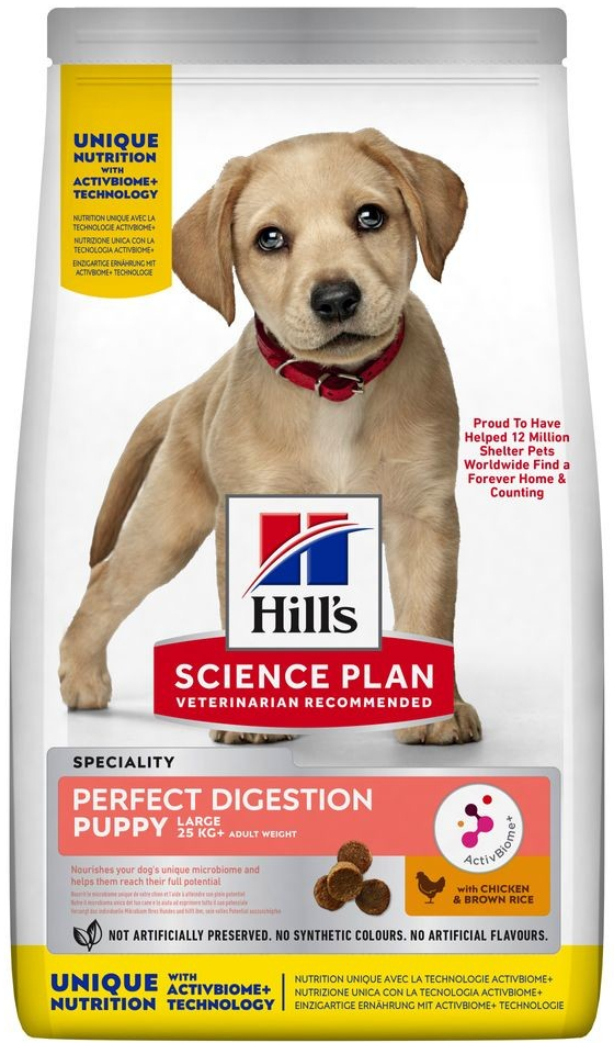 Hill\'s Science Plan Canine Puppy Large Breed Perfect Digestion Chicken 2,5 kg