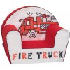 Mama Kiddies premium detské kreslo- Fire On Truck Mama Kiddies premium detské kreslo- Fire On Truck