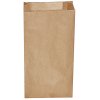 Desiatové papierové vrecko hnedé 12+5 x 24 cm 1kg, 500 ks