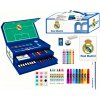 Real Madrid FC Výtvarný kufrík Real Madrid, modrý, 26×10×13 cm, vybavený Real Madrid FC Výtvarný kufrík Real Madrid, modrý, 26×10×13 cm, vybavený