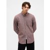 Gap košel'a oxford standard fit hnedá
