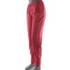 Dámske teplákové nohavice Simart patent svetločervená
